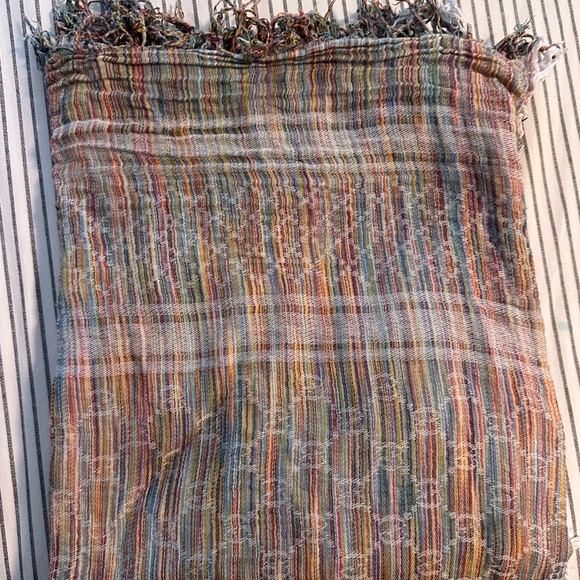 Gucci multicolored cotton scarf wrap - Picture 1 of 2